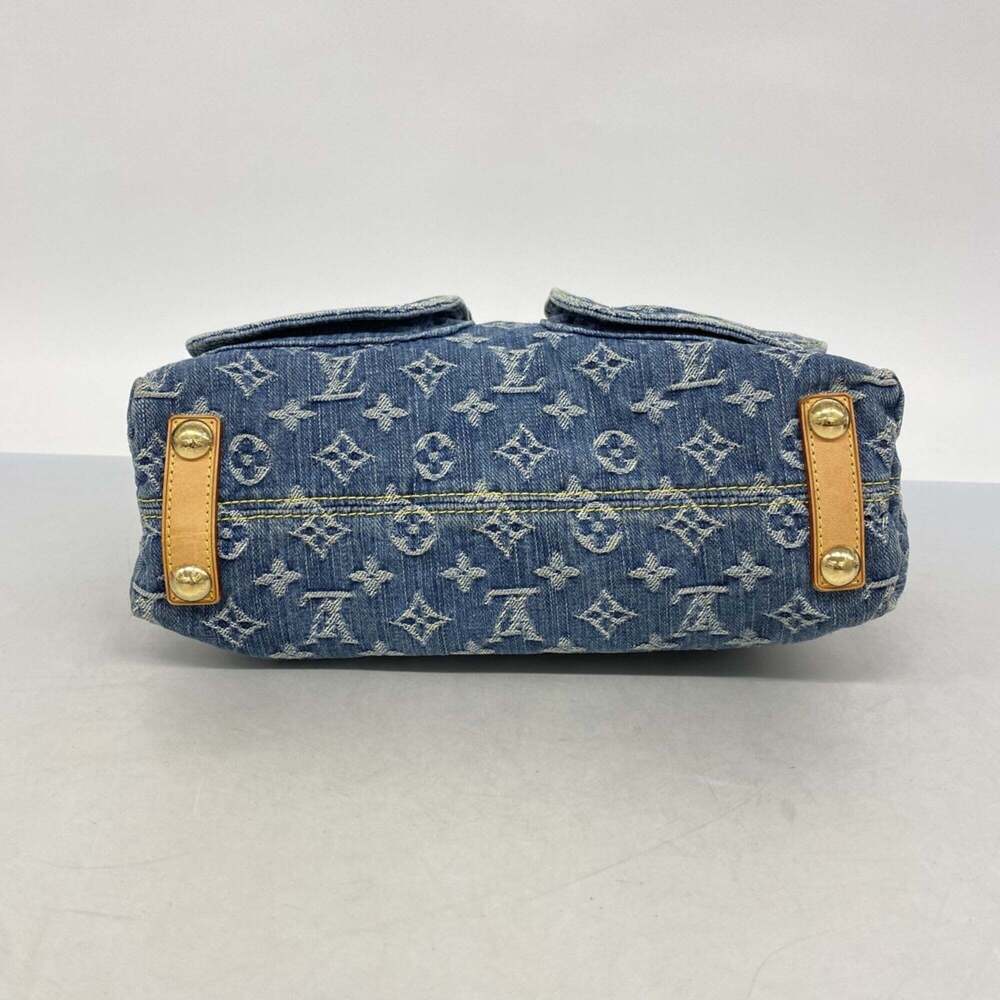 Louis Vuitton Monogram Denim Baggy PM Shoulder Bag M95049 Blue Women's P2591553 - Picture 3 of 12